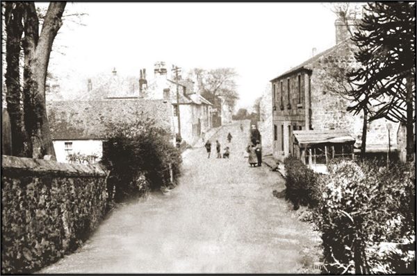Looking North towards the Cross
