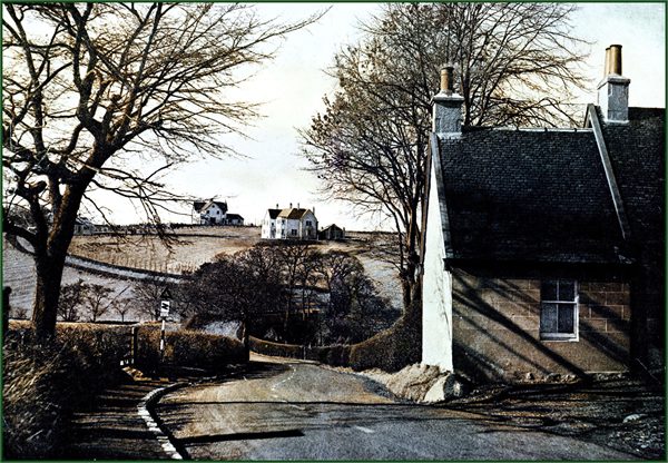 View down Busby Rd.
