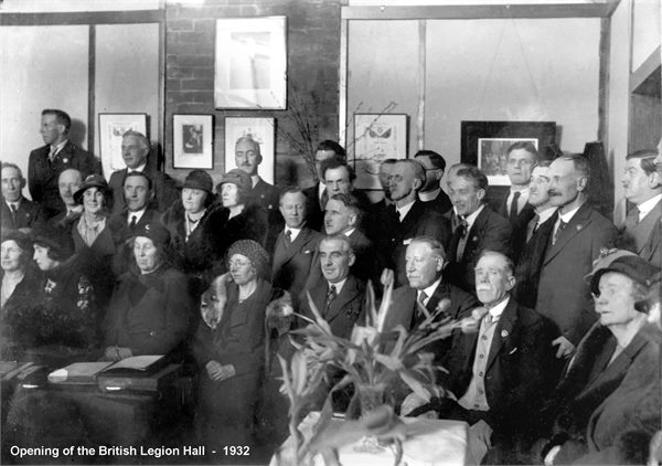 Opening of the British Legion Hall 1932