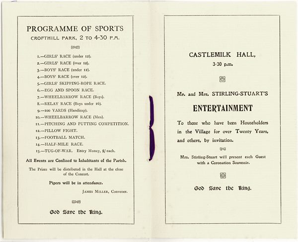 Coronation Rejoicings 1911 pgs 3 and 4