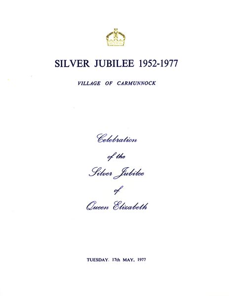Queen Elizabeth Silver Jubilee 1977