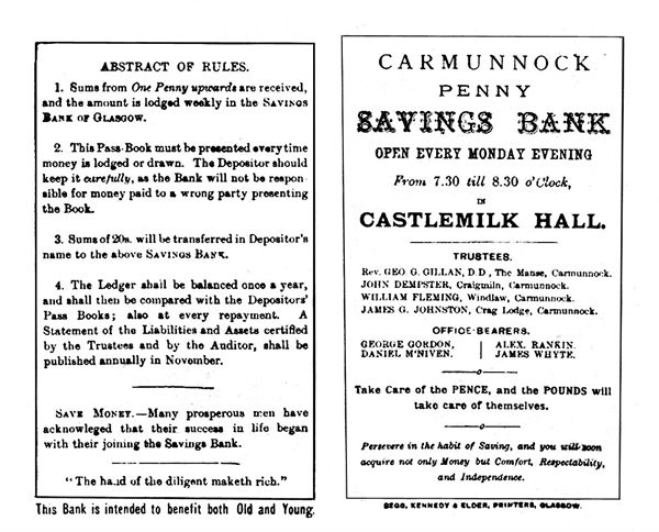Carmunnock Penny Savings Bank