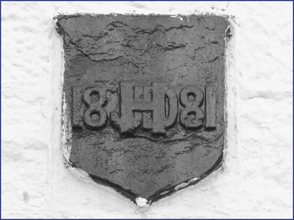 High Flat Farm 1881 sign