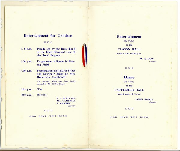 Coronation King George V1 1937 pgs. 2 and 3