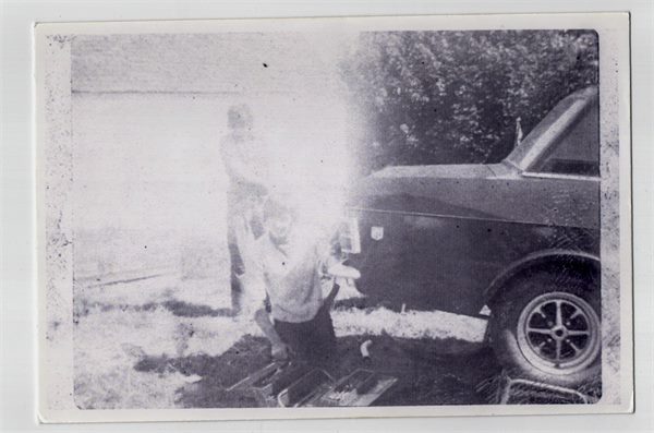 Robert sorting exhaust on Ford Cortina Mk11