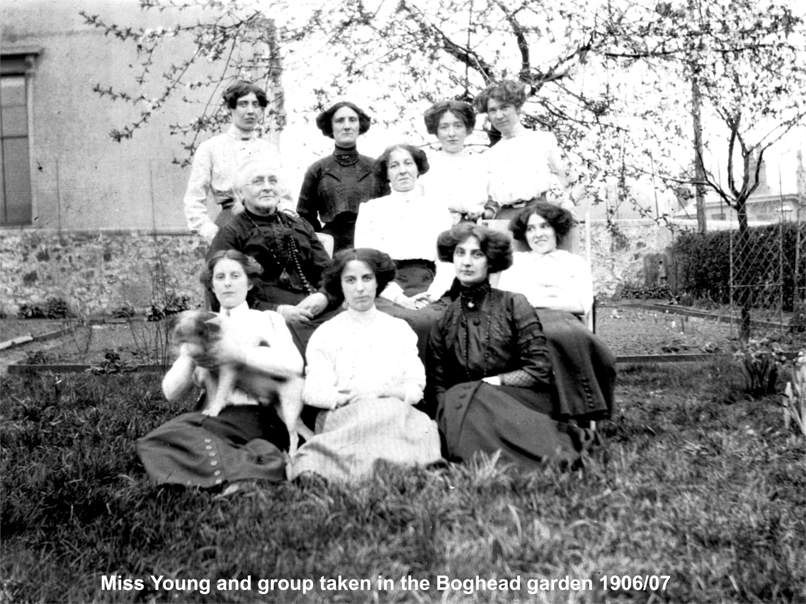 Miss Young and group