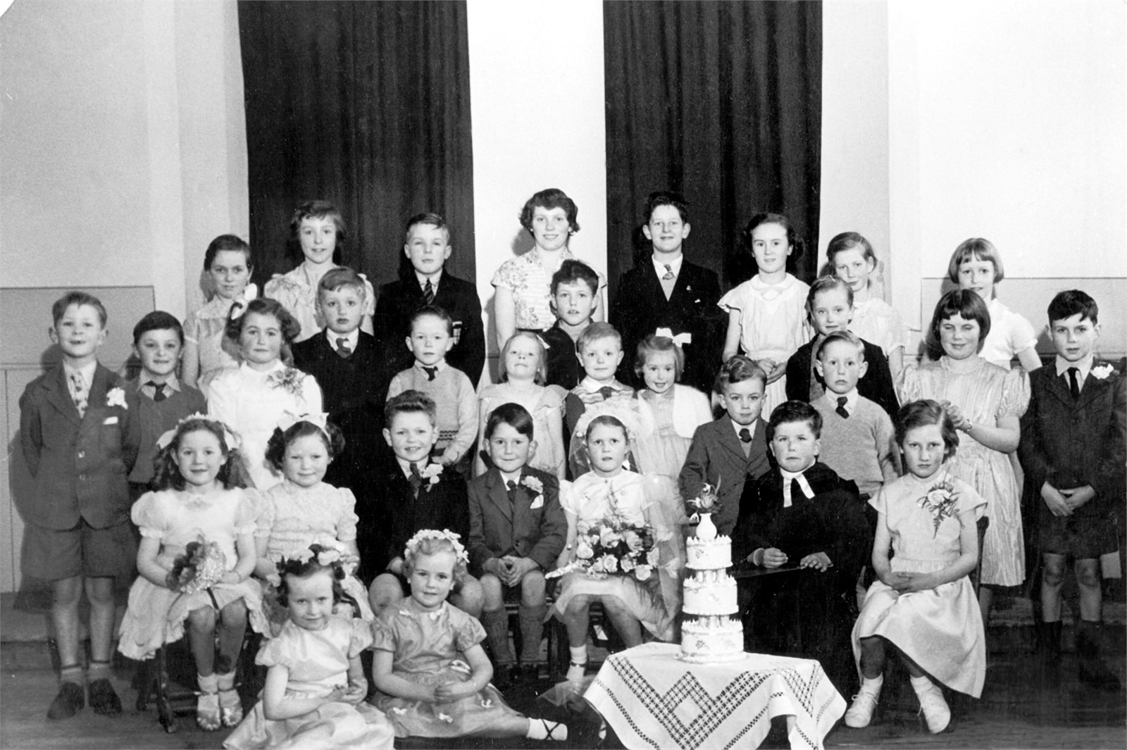 Sunday School miniature wedding