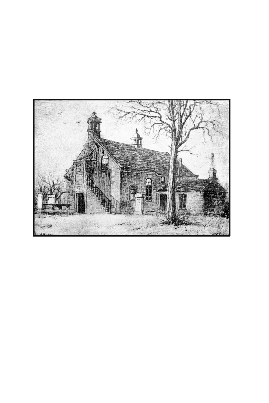 Carmunnock Church sketch