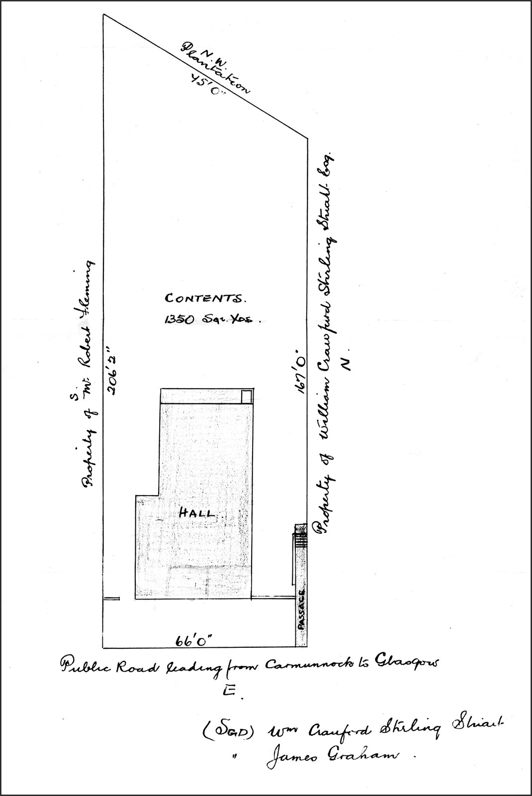 Castlemilk Hall Plan