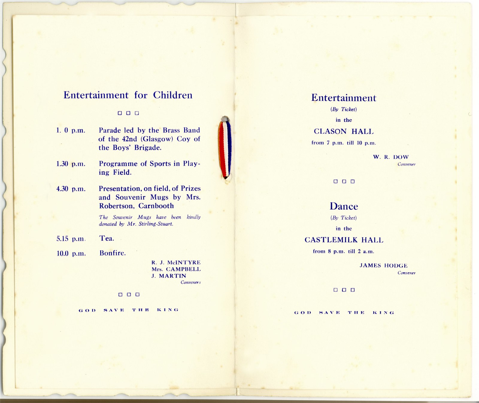 Coronation King George V1 1937 pgs. 2 and 3