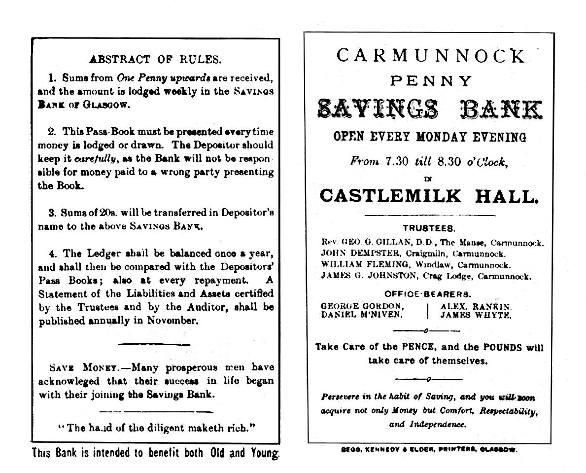 Carmunnock Penny Savings Bank