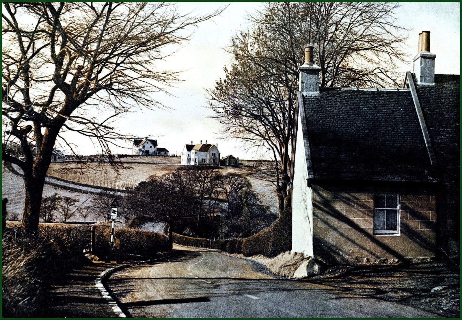 View down Busby Rd.