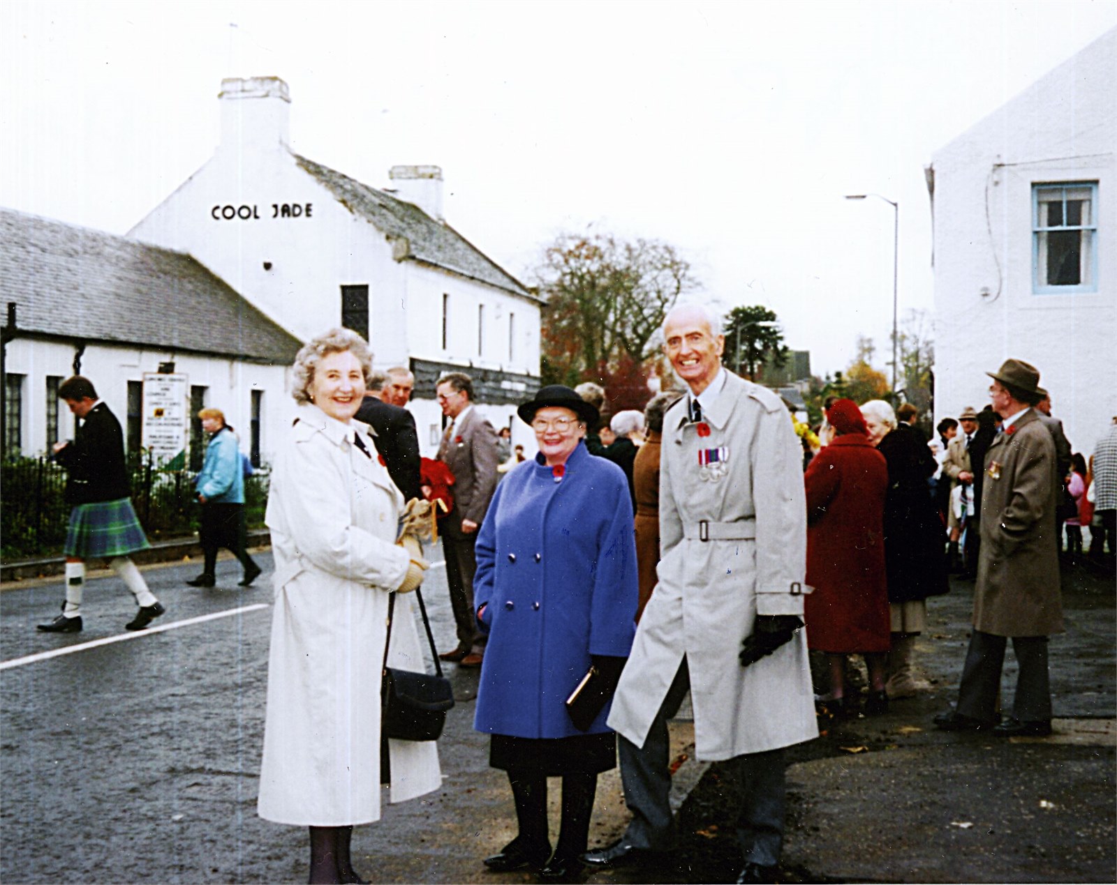 Bob Crawford at Remembrance Parade