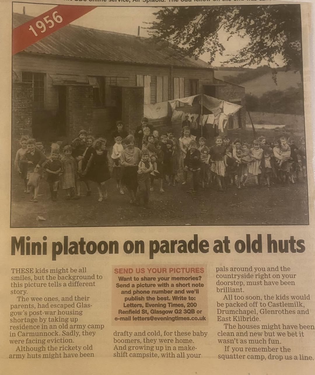 Netherton Braes Army Camp