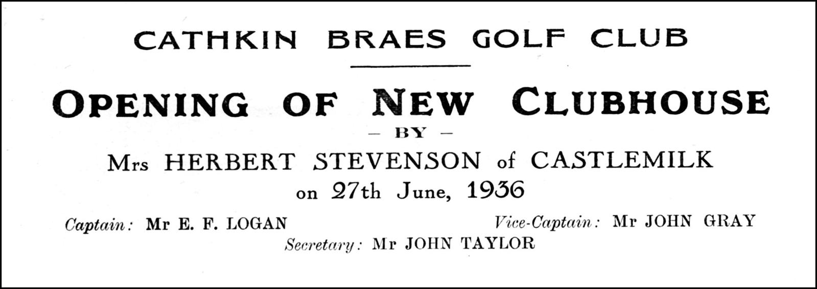 Golf Club Title