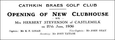 Golf Club Title